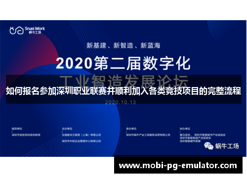如何报名参加深圳职业联赛并顺利加入各类竞技项目的完整流程