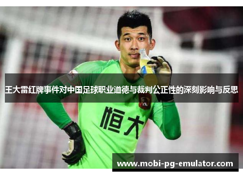 王大雷红牌事件对中国足球职业道德与裁判公正性的深刻影响与反思